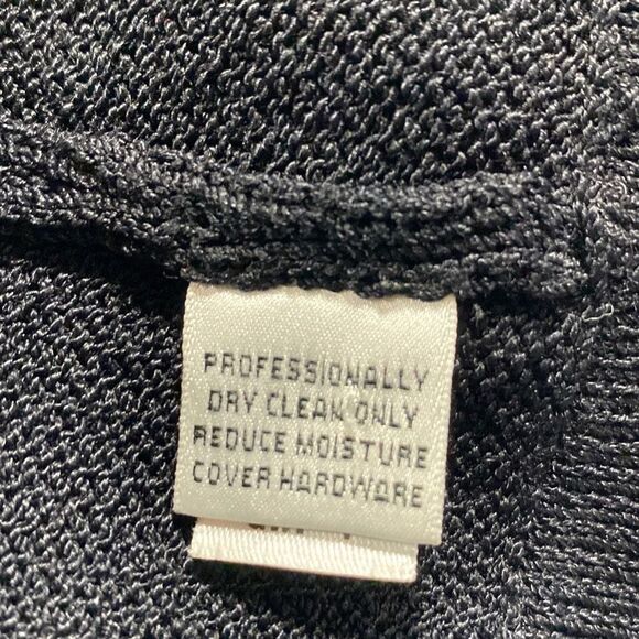 ST JOHN Collection By Marie Gray Santana Knit Zip -Up Cardigan Jacket Pockets Bl - Picture 15 of 15